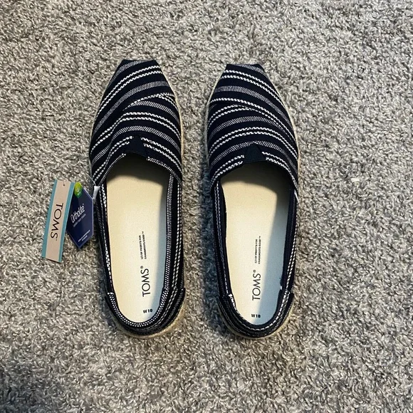 Tom’s Ortholite women’s alpargata rope style shoe size 10 - Picture 7 of 8